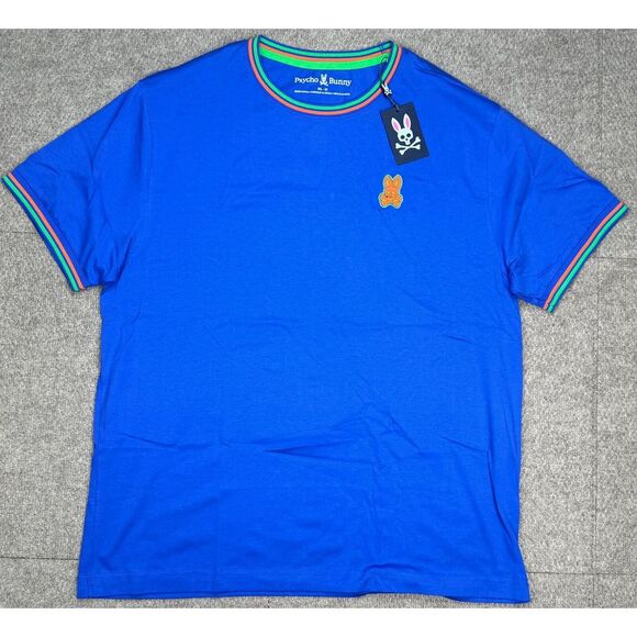 Psycho Bunny Men's Banks‎ Fashion Short Sleeve Tee Size 1XL